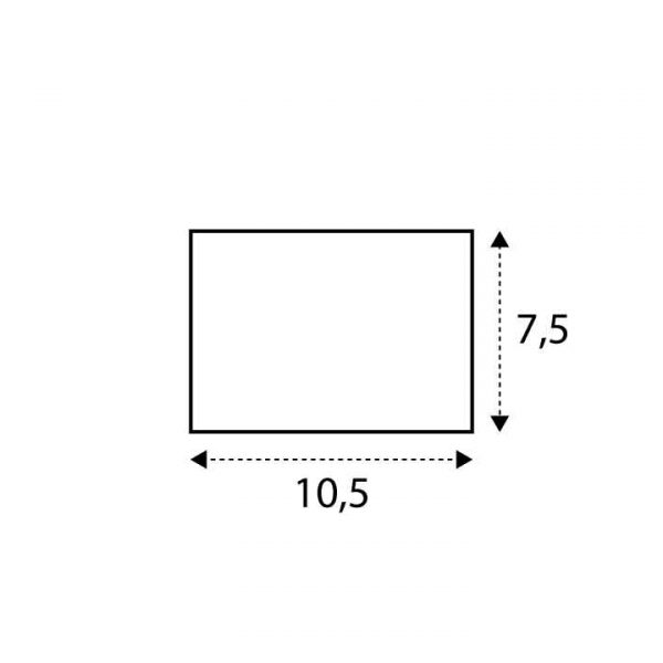 10.5 x 7.5