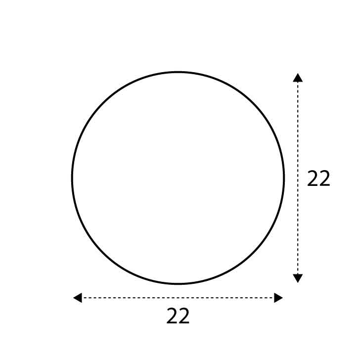 22 x 22